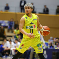 Point guard Kaito Ishikawa helped guide the Shinshu Brave Warriors to the best record (48-12) in the B. League second division last season. | B. LEAGUE