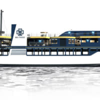 The luxury cruise ship Sea Paseo will make its debut in August. | © SHINTANI