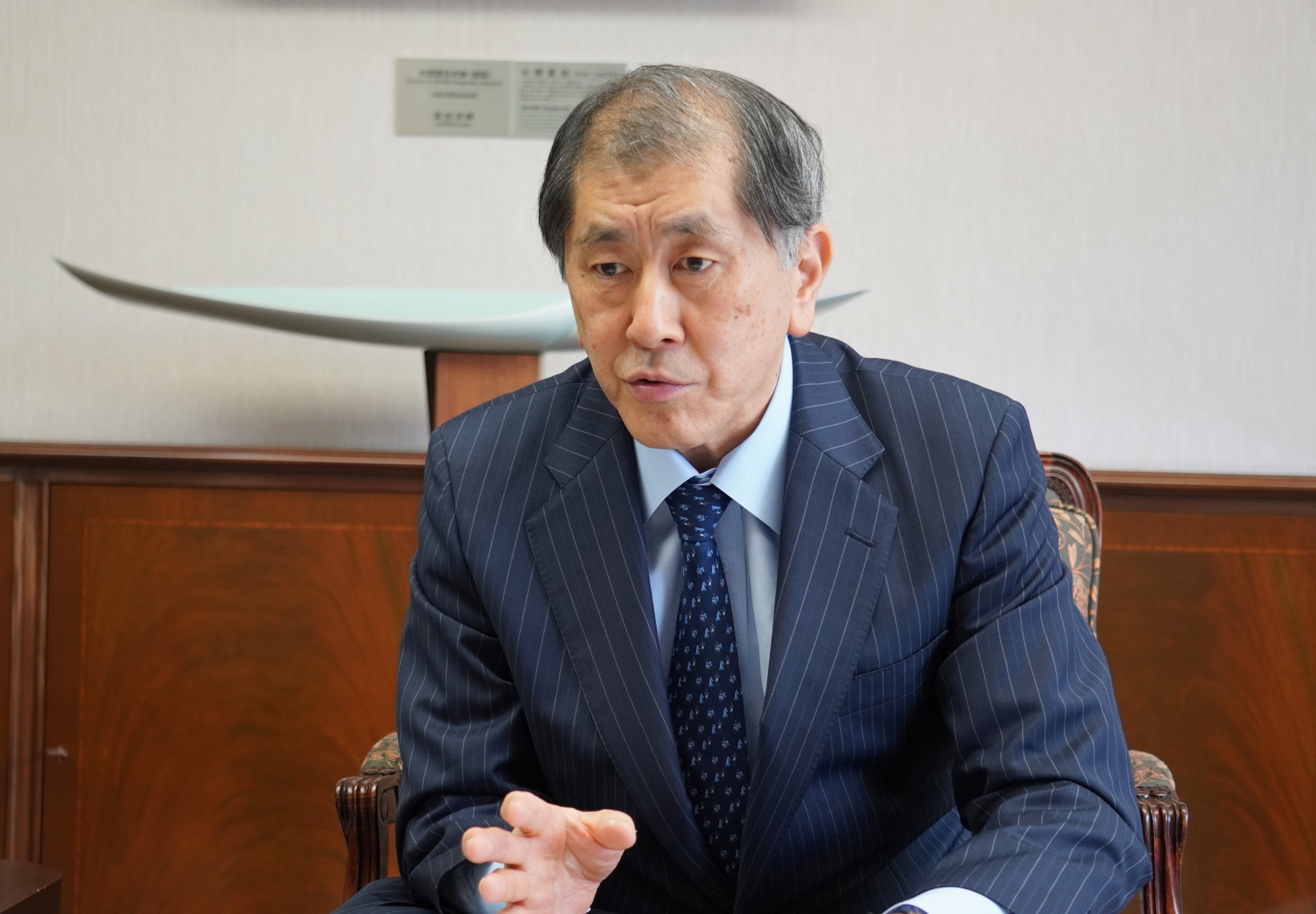Waseda University President Aiji Tanaka | SATOKO KAWASAKI