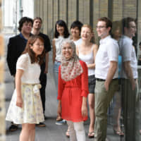 International students are seen on campus. | WASEDA UNIVERSITY