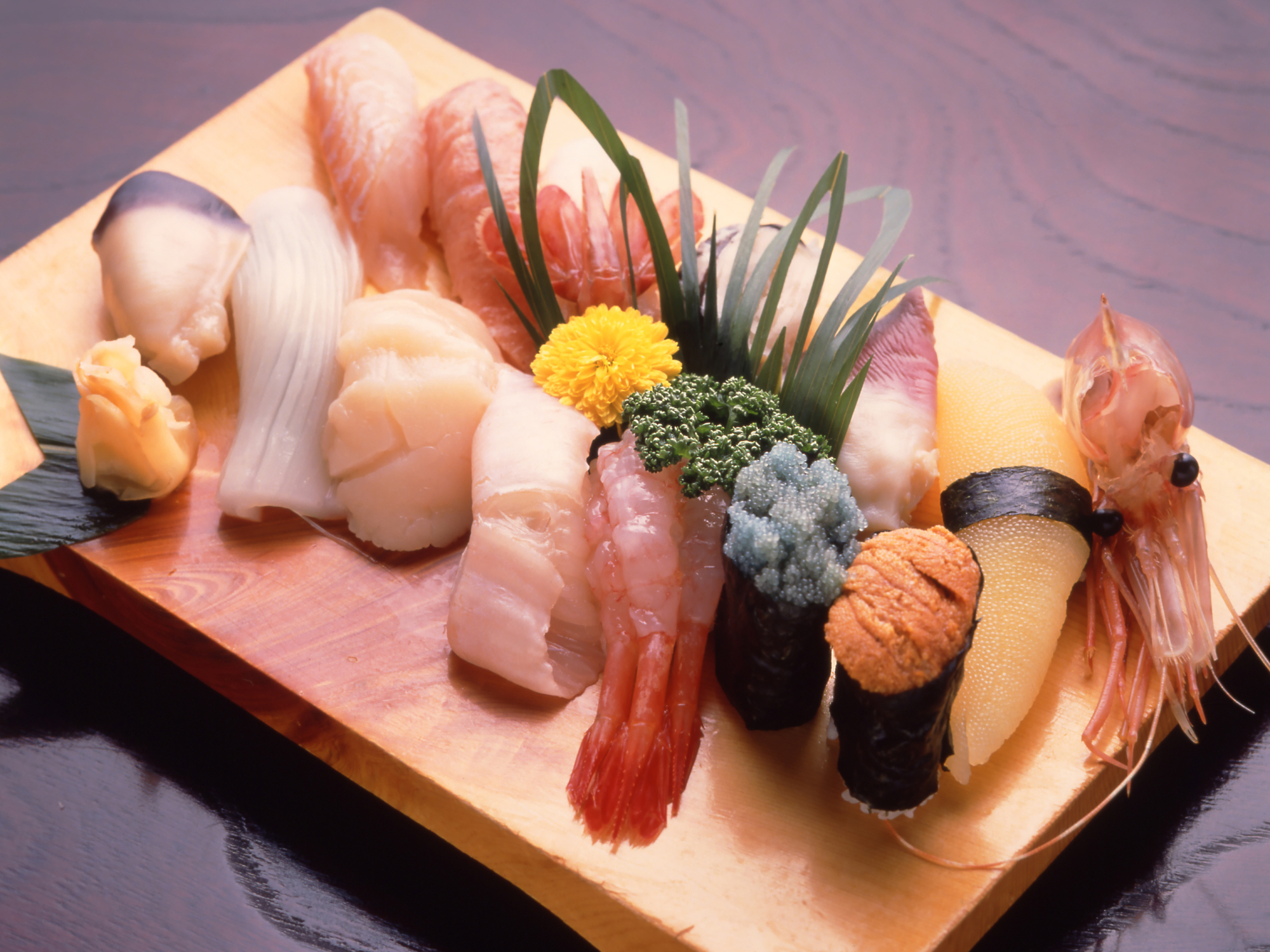 Fresh seafood is abundant in Hokkaido.