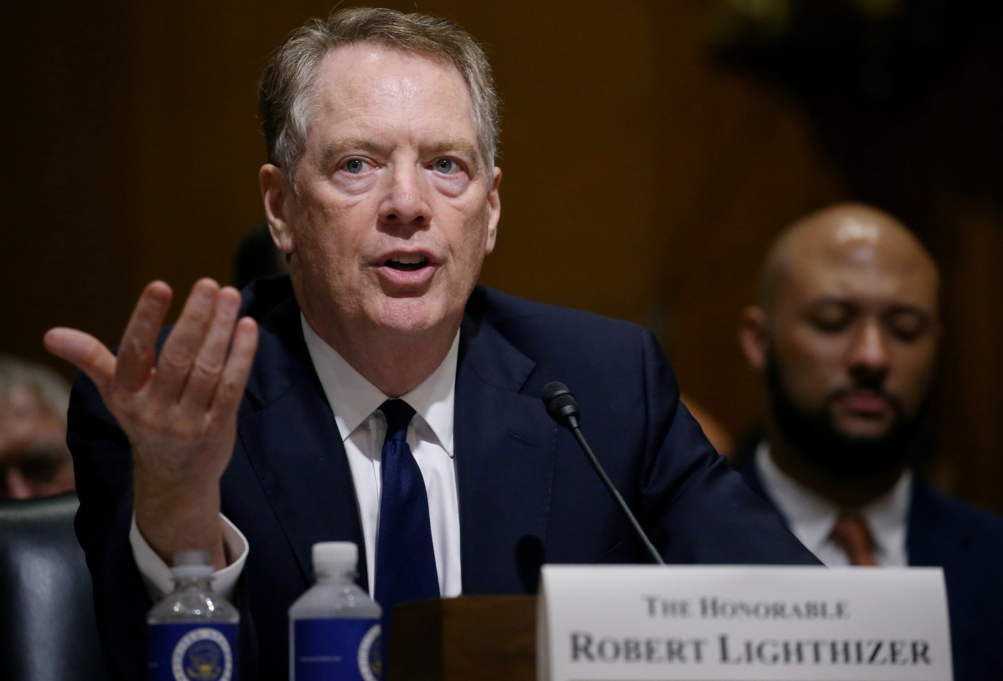 U.S. Trade Representative Robert Lighthizer testifies before a Senate Finance Committee hearing on 'The President's 2019 Trade Policy Agenda and the United States-Mexico-Canada Agreement' on Capitol Hill in Washington June 18. | REUTERS