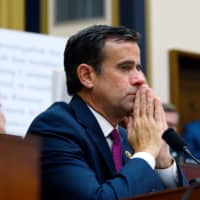 U.S. Rep. John Ratcliffe, a Republican of Texas, listens as former special ccounsel Robert Mueller testifies in Washington July 24. President Donald Trump\'s choice of a lawmaker with limited experience to oversee the massive U.S. intelligence community has sparked concerns over the possible politicization of crucial national security decisions. | AFP-JIJI
