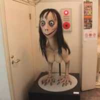 Momo, the silicone sculpture by artist Keisuke Aiso that inspired an online hoax, will get a Hollywood movie. | COURTESY OF KEISUKE AISO