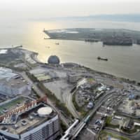 Yumeshima, an artificial island in Osaka Bay, will be used as a venue for the 2025 World Expo in Osaka. | 