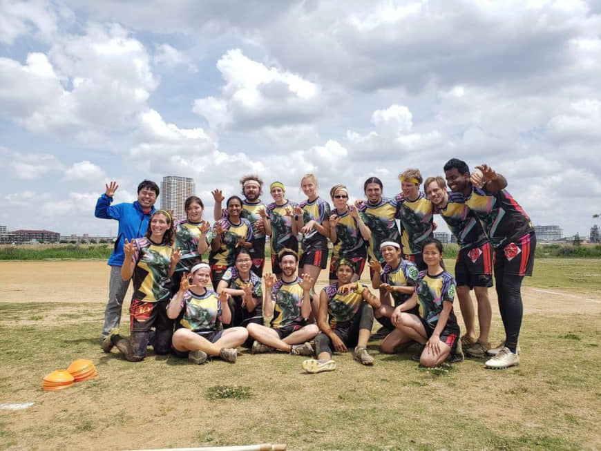 Little monsters: The Kaminari Monsters will take part in the Asia-Pacific Quidditch Cup in Incheon, South Korea, at the end of July. The Monsters will be one of four teams representing Japan at the Asian tournament. | COURTESY OF EDO QUIDDITCH