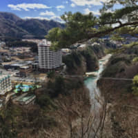 Looking down from on high: The Kinu-Tateiwa Otsuribashi suspension bridge stretches over the Kinu River, offering vertigo-inducing views. | RUSSELL THOMAS