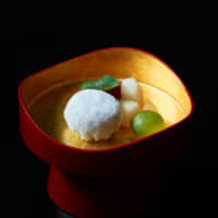 A zensai plate of appetizers and mizugashi summer dessert &#8212; just two of the dishes prepared by Hitoshi Miyazawa for Ishizuka in Melbourne, Australia. | KRISTOFFER PAULSEN