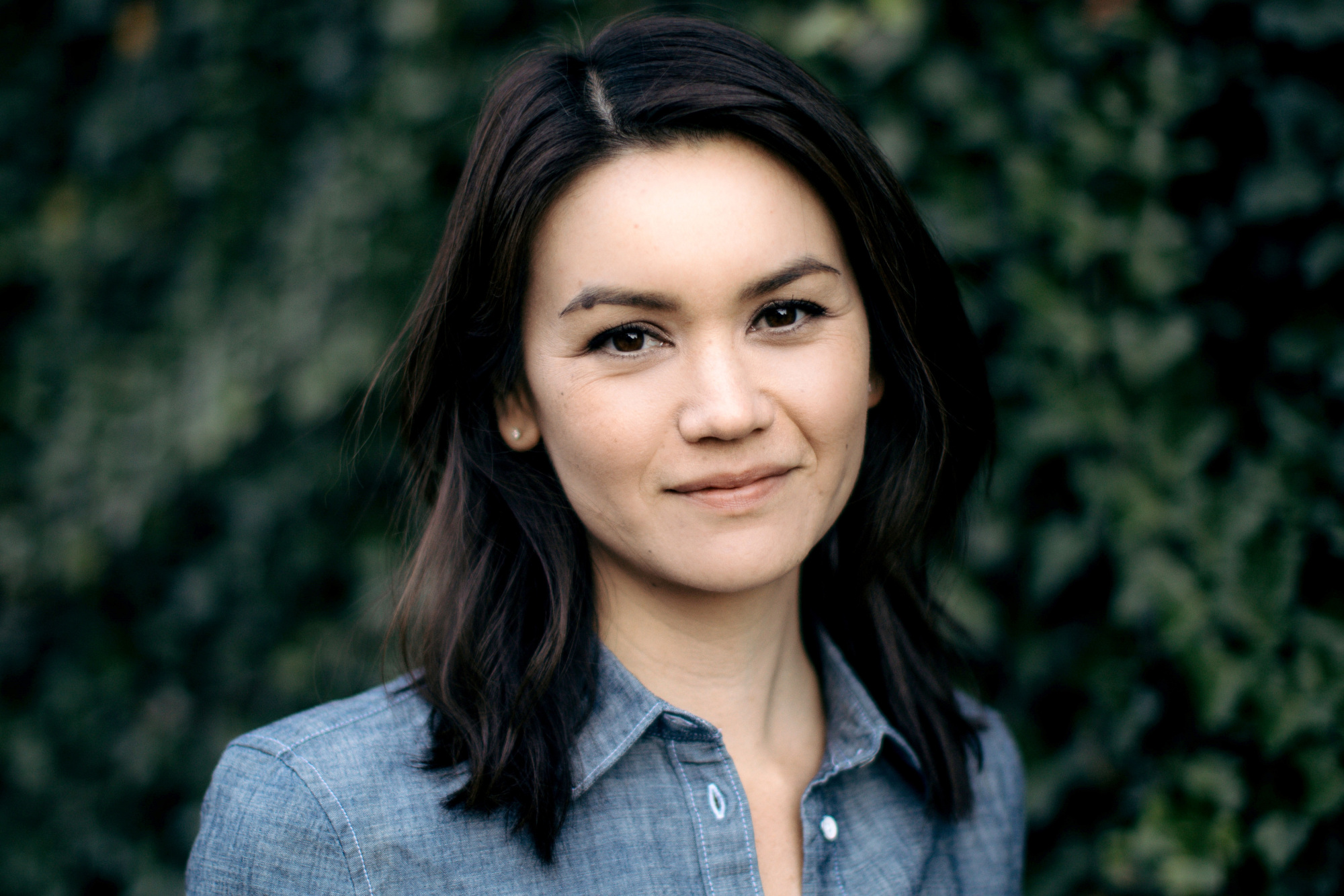 Touching base: Author Akemi Johnson spent a year living in Okinawa researching her new book, 'Night in the American Village,' out this month. | KATE FEUCHT