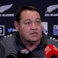 All Blacks coach Steve Hansen is seen in an August 2017 file photo. | REUTERS