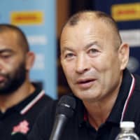 England coach Eddie Jones is certain to have his side well prepared for the Rugby World Cup this fall. | KYODO