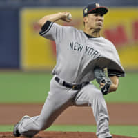 Yankees starter Masahiro Tanaka is 5-5 in 18 starts this season. | AP