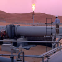An Aramco oil field complex facility at Shaybah, Saudi Arabia | GETTY IMAGES