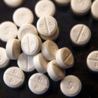 This June photo shows 5-mg pills of Oxycodone. | AP
