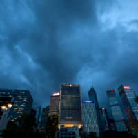 Hong Kong Financial Secretary Paul Chan\'s warning of an \"economic typhoon\" comes after the city last week slashed its 2019 growth forecast to as little as zero, down from a previous range of 2 percent to 3 percent. | BLOOMBERG