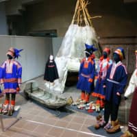 Items related to the Sami, the indigenous people of northern Europe and Russia, are displayed at the Hokkaido Museum of Northern Peoples in Abashiri, Hokkaido. | KYODO