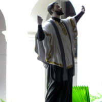 Lost in Translation: A statue of St. Francis Xavier at the Basilica of Bom Jesus in Goa, India. The Jesuit missionary is said to have been bedeviled by the way the Japanese spoke. | GETTY IMAGES