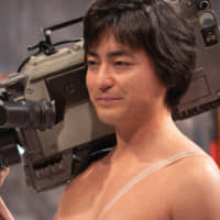 Camera rolling: In \"The Naked Director,\" Takayuki Yamada plays the pioneering and controversial adult filmmaker Toru Muranishi. | ILLUSTRATION BY ADAM PASION