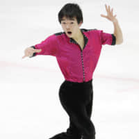 Yuma Kagiyama is the son of two-time Olympian Masakazu Kagiyama, who represented Japan at the 1992 Albertville Games and the 1994 Lillehammer Games. | KYODO