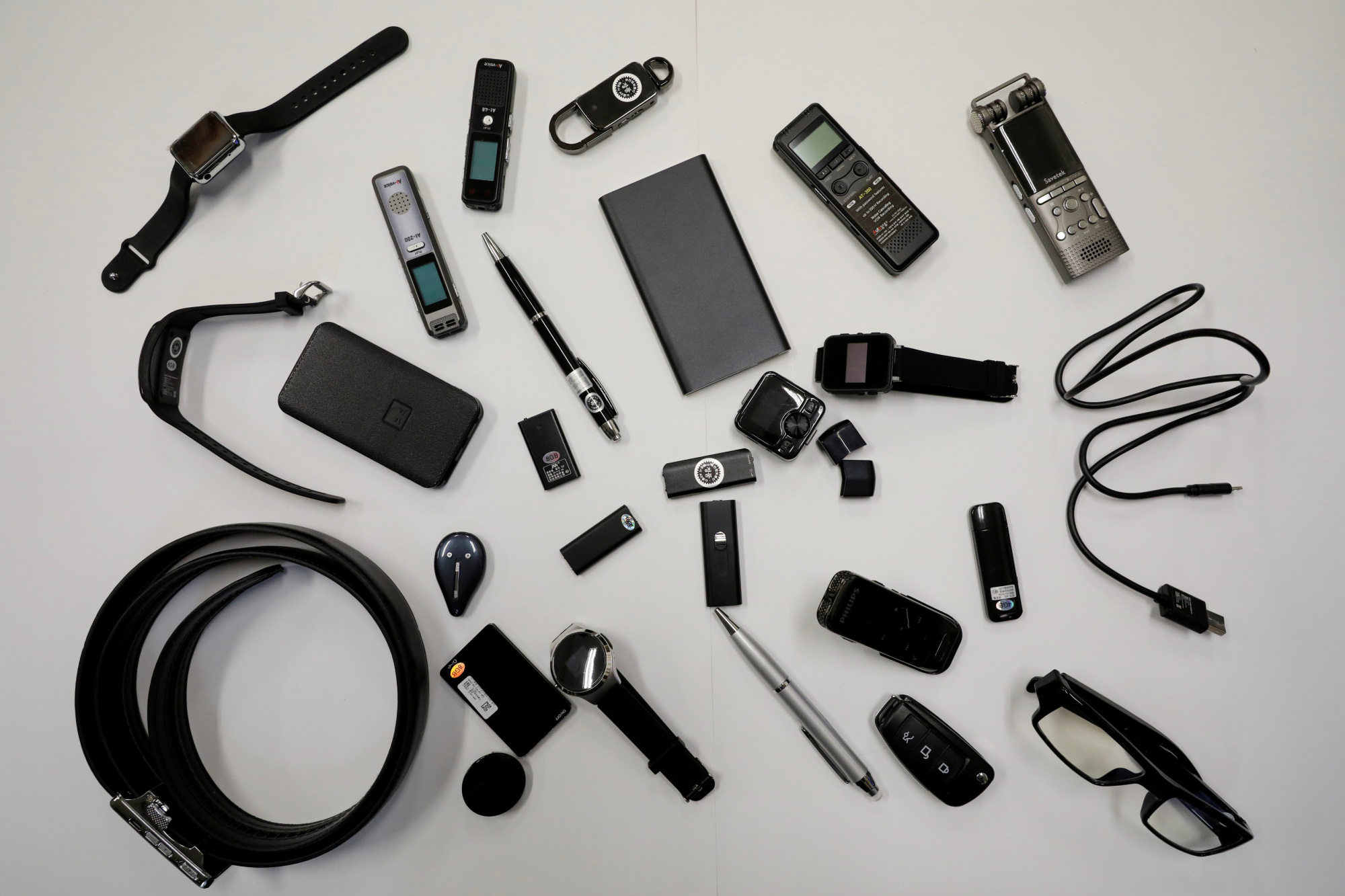 Various types of voice recorders have become popular in South Korea as a way to fight workplace bullying. | REUTERS