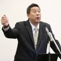 Takashi Tachibana, who heads the political party NHK Kara Kokumin o Mamoru To (the Party to Protect the People from NHK), has made comments suggesting he advocates genocide as a solution to overpopulation. | KYODO