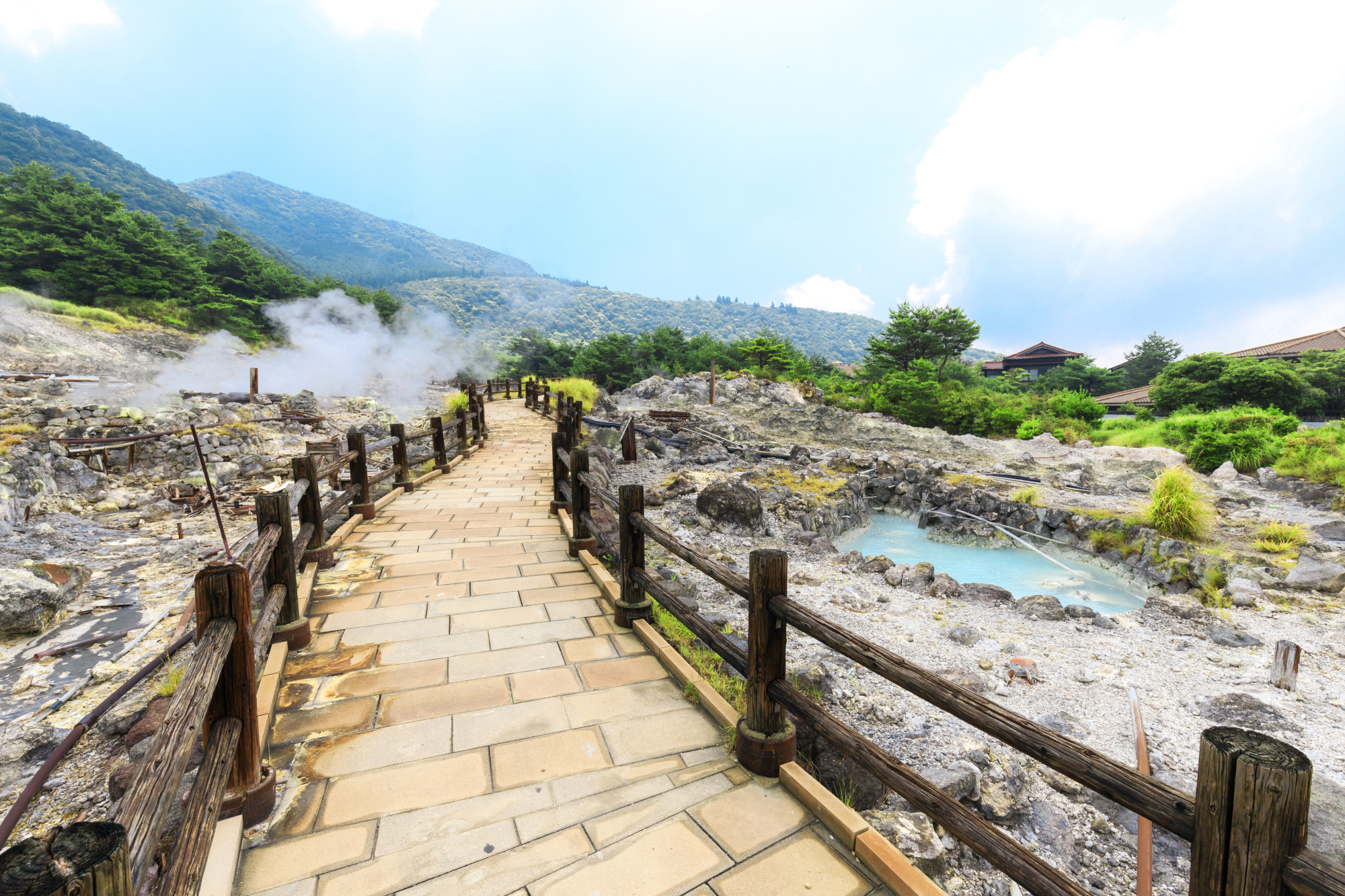 Devil's lair: The Unzen Hells in Unzen-Amakusa National Park, which is centered around Mount Unzen, an active volcano. | GETTY IMAGES
