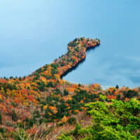 Finger lake: High up in Nikko National Park, Lake Chuzenji is pictured with its autumn coat on. | GETTY IMAGES