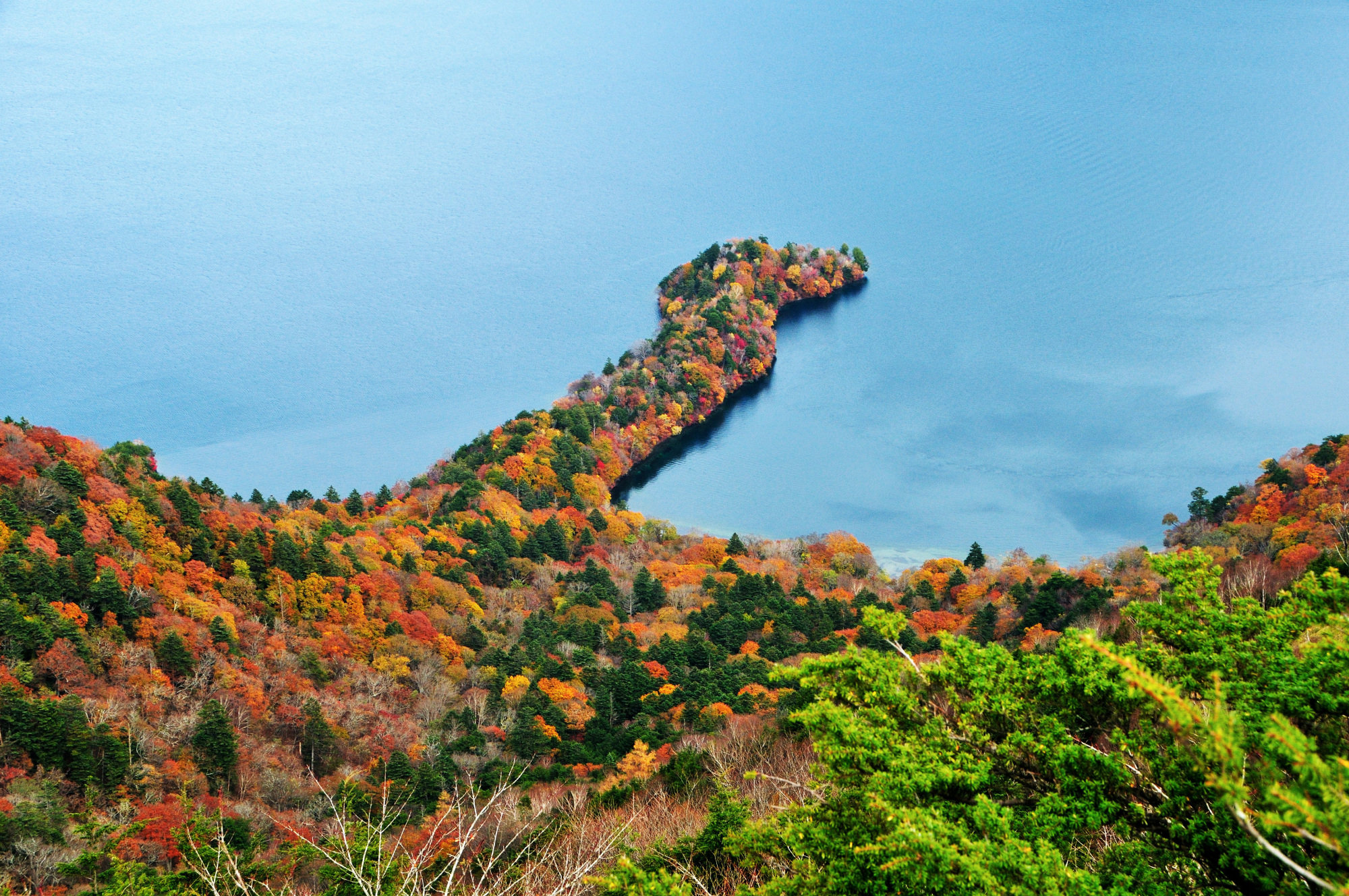Finger lake: High up in Nikko National Park, Lake Chuzenji is pictured with its autumn coat on. | GETTY IMAGES
