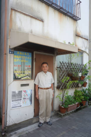 Fukuji Ishikawa heads a team of residents opposing the construction of a so-called tower mansion in the neighborhood. | ALEX MARTIN