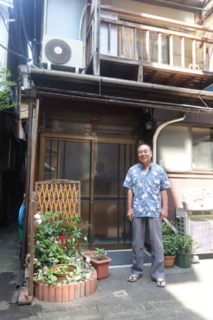 Ryuzo Oyama's family has been living in Tsukishima since his grandfather's generation. | ALEX MARTIN