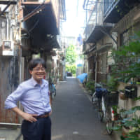 Kazuki Kosaka says many residents only learned of a construction project in the area during a meeting with developers in May 2017. | ALEX MARTIN