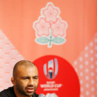 Japan team captain Michael Leitch attends a news conference ahead of the start of the 2019 Rugby World Cup in Tokyo on Wednesday. | REUTERS