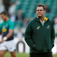 South Africa coach Rassie Erasmus is seen in a file photo. | REUTERS