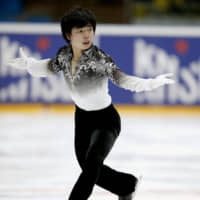 Shun Sato, seen here in a recent file photo, is a 15-year-old from Sendai who won his Junior Grand Prix debut in Lake Placid, New York, on Friday. | KYODO