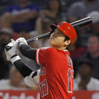 Angels designated hitter Shohei Ohtani | AP