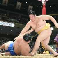 The imperial family has a long history of supporting sumo. | KYODO