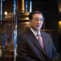 Akiyoshi Koji, president and chief executive officer of Asahi Group Holdings Ltd., speaks during an interview in Tokyo on Thursday. | BLOOMBERG