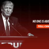 A screenshot from a digital ad from the organization Need to Impeach, a group pushing for the impeachment of President Donald Trump, is seen. | HANDOUT / VIA REUTERS