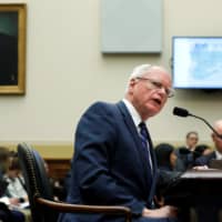 James Jeffrey, U.S. State Department special representative for Syria Engagement; testifies before a House Foreign Affairs Committee hearing on President Trump\'s decision to remove U.S. forces from Syria, on Capitol Hill in Washington Wednesday. | REUTERS