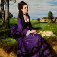 Pal Szinyei Merse\'s \"Lady in Violet\" (1874) will be shown at \"Treasures from Budapest: European and Hungarian Masterpieces  from the Museum of Fine Arts, Budapest and the Hungarian National Gallery, Japan-Hungary Friendship 150th Anniversary\" at The National Art Center, Tokyo. | &#169; MUSEUM OF FINE ARTS, BUDAPEST  &#8212; HUNGARIAN NATIONAL GALLERY, 2019
