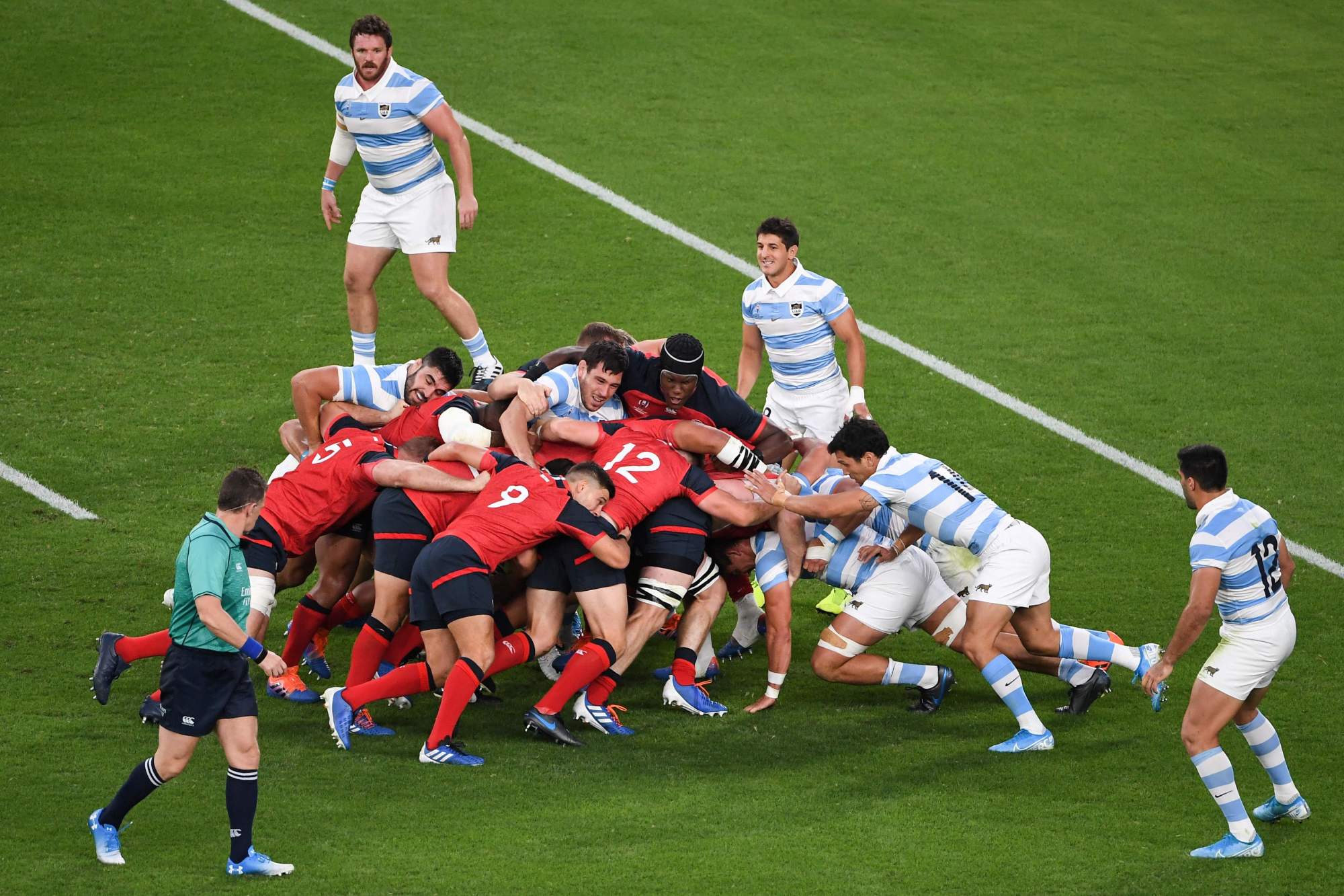 England whips Argentina, becomes first team to secure spot in RWC quarterfinals