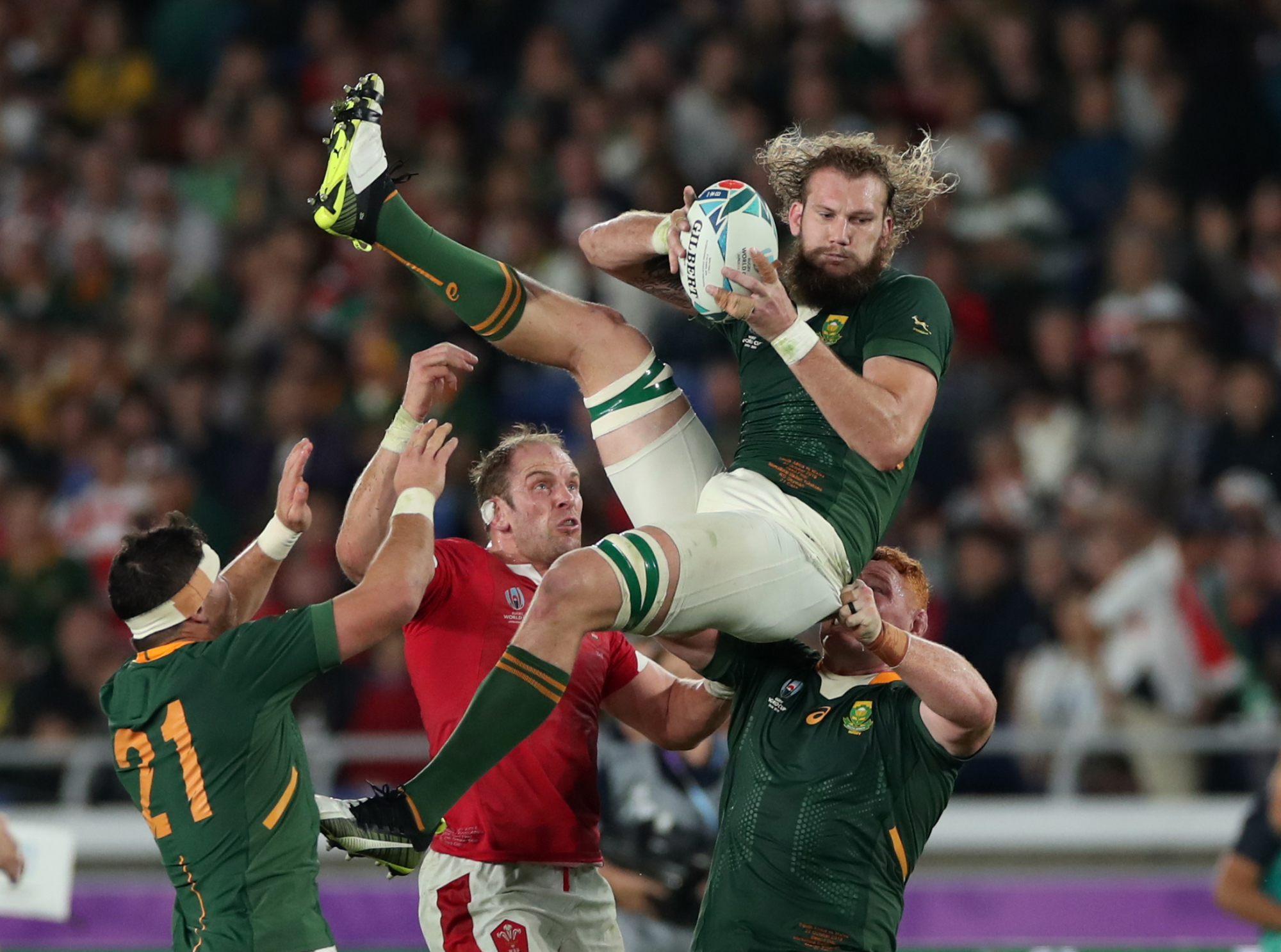 South Africa outlasts Wales in semifinal thriller to reach Rugby World Cup final
