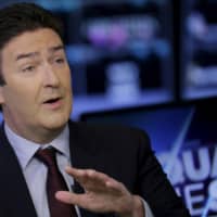 Then-McDonald\'s CEO Steve Easterbrook speaks during an interview on CNBC at the New York Stock Exchange in 2015. | REUTERS