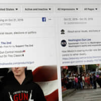 This photo shows a search for political ads that were on Facebook displayed on a computer screen Thursday in New York. Twitter\'s ban on political advertising is ratcheting up the pressure on Facebook and Mark Zuckerberg to follow suit. Zuckerberg doubled down on Facebook\'s approach in a call with analysts Wednesday as he reiterated Facebook\'s stance that \"political speech is important.\" | AP