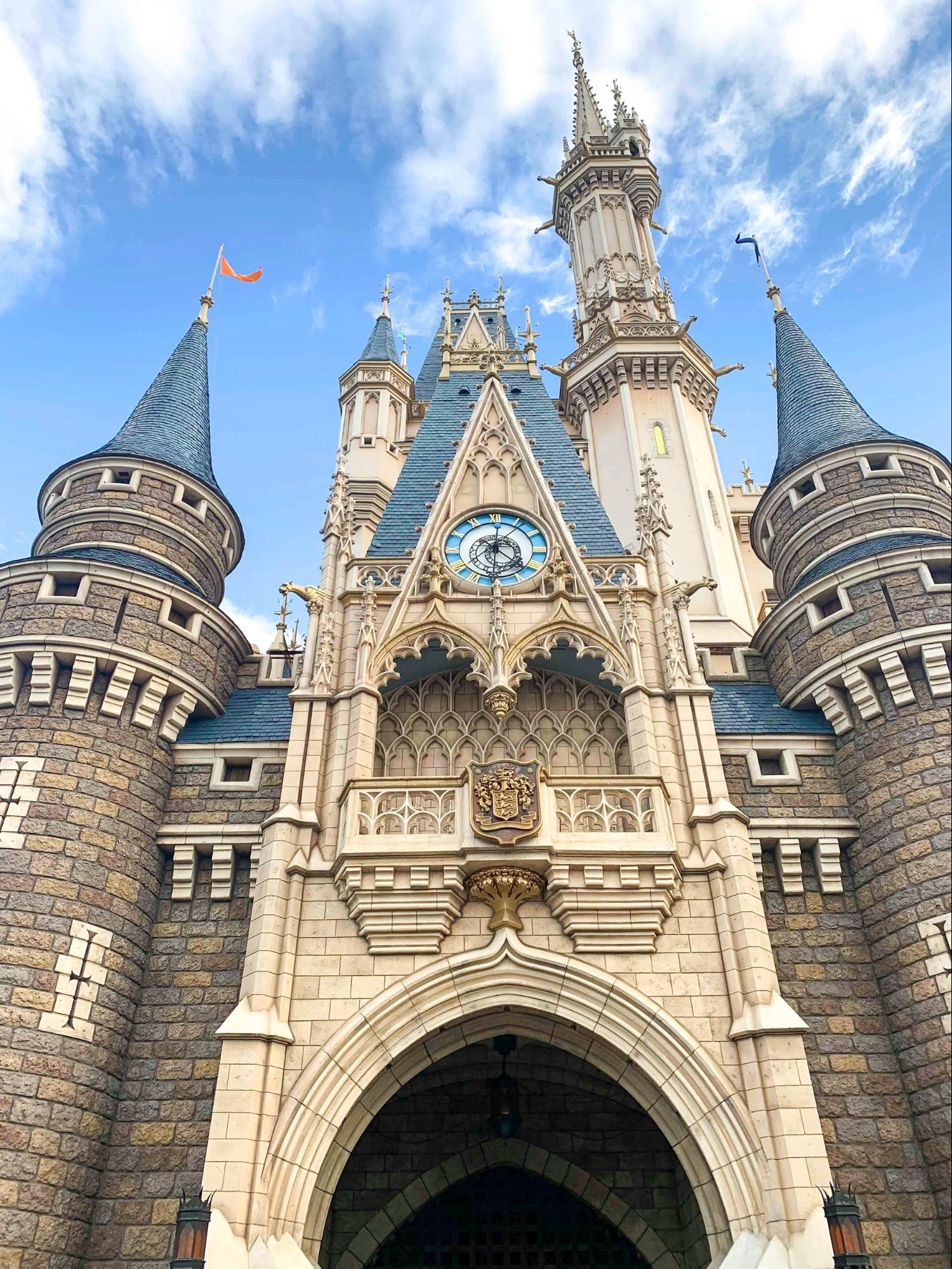 A closeup of the castle at Tokyo Disneyland. | CARISSA SHALE