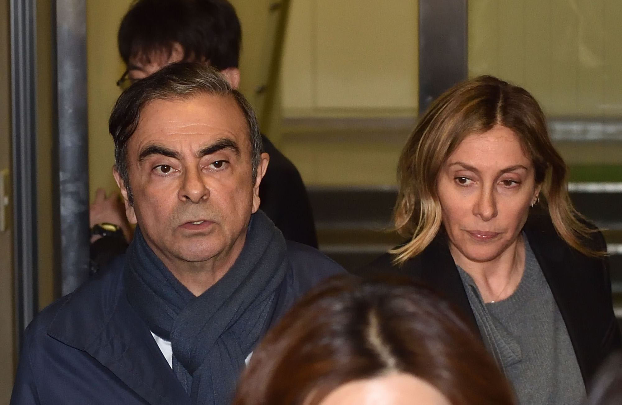 Carole Ghosn, wife of former Nissan Chairman Carlos Ghosn, has been active in speaking to the media to draw attention to Japan's legislation that allows authorities to detain suspects for lengthy periods. | AFP-JIJI