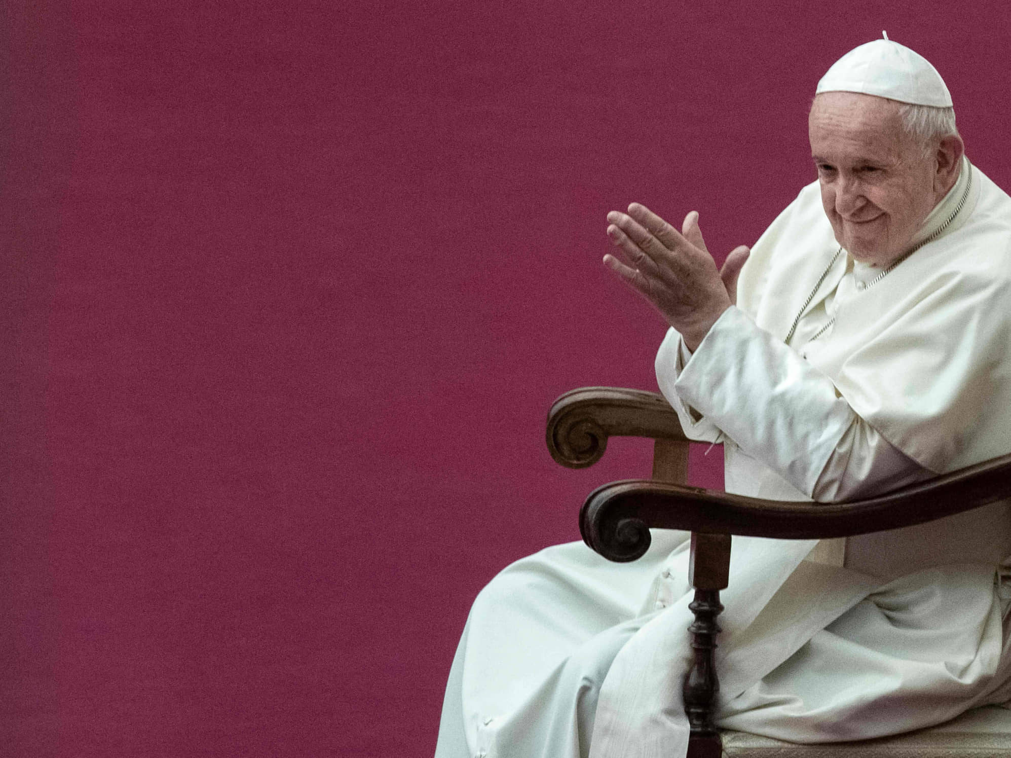 Pope Francis had wanted to be a missionary to Japan when he was young but gave up the idea after a nearly fatal bout of pneumonia. | AFP-JIJI