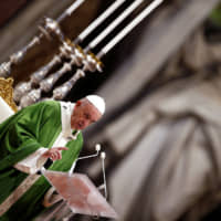 A priority for Pope Francis when he visits Japan from Saturday will be to express his sorrow over Christian martyrs in Nagasaki who were killed because of their faith. | REUTERS