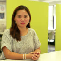 Marinel Ubaldo, a 22-year-old climate activist, says Japan could do much to mitigate climate change, including changing business practices to reduce carbon emissions. | RYUSEI TAKAHASHI