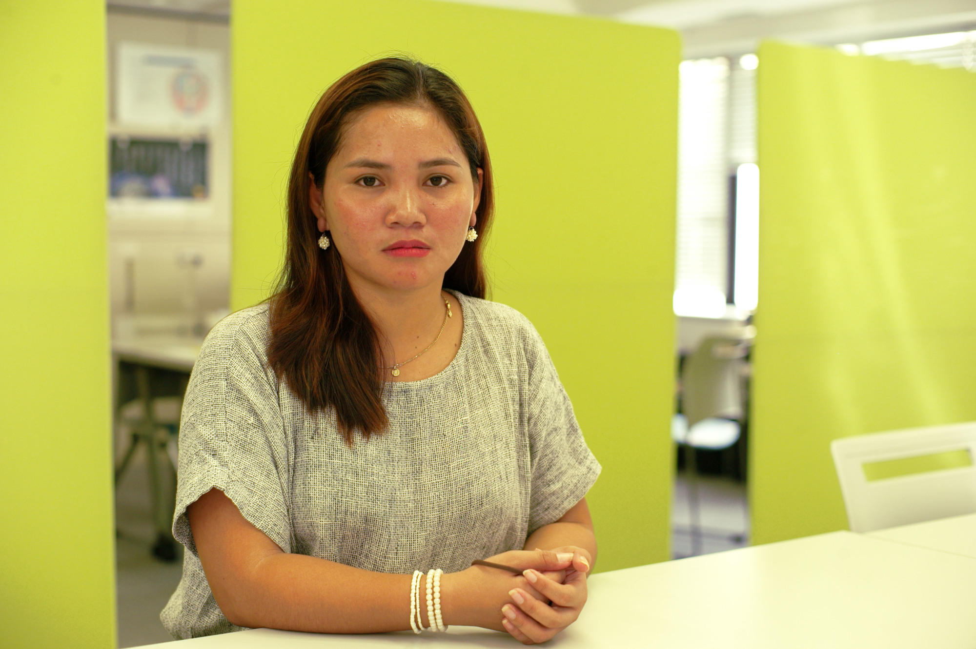 Marinel Ubaldo, a 22-year-old climate activist, says Japan could do much to mitigate climate change, including changing business practices to reduce carbon emissions. | RYUSEI TAKAHASHI